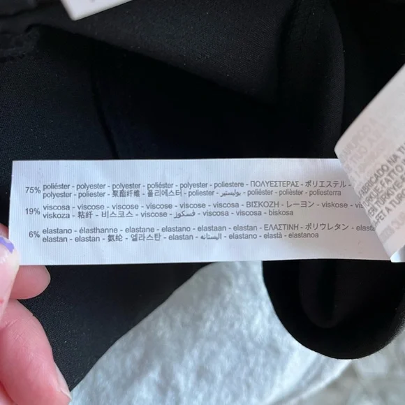 Zara Black Flared Pants/ Leggings - Picture 5 of 7